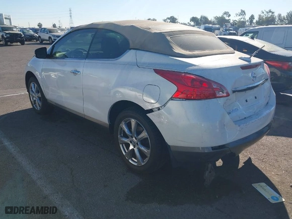 2014 Nissan Murano CrossCabriolet with VIN JN8AZ1FY7EW301256, listed as a IAAI auction lot 41052881 with 32,505 mi miles. Bid and sale history available at carsss.com. Image 3.