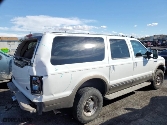 2002 Ford Excursion Limited with VIN 1FMSU43F92ED25400, listed as a Copart auction lot 45572105 with NaN miles and Salvage Title. Bid and sale history available at carsss.com. Image 3.