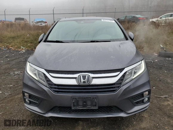 2018 Honda Odyssey EX-L with VIN 5FNRL6H77JB090625, listed as a Copart auction lot 84231104 with 92,413 mi miles and Salvage Title. Bid and sale history available at carsss.com. Image 5.