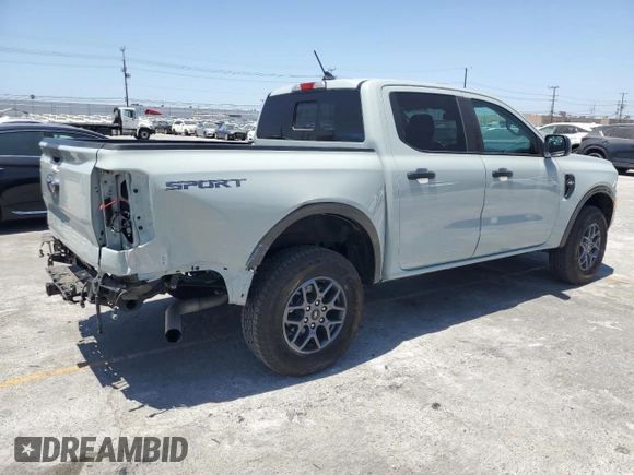 2024 Ford Ranger XLT z VIN 1FTER4GH3RLE06218, wystawiony jako Copart lot #61241395 z przebiegiem 11 739 mil mil oraz Szkoda całkowita • Salvage title. Historia ofert i sprzedaży dostępna na DreamBid. Obrazek 3.