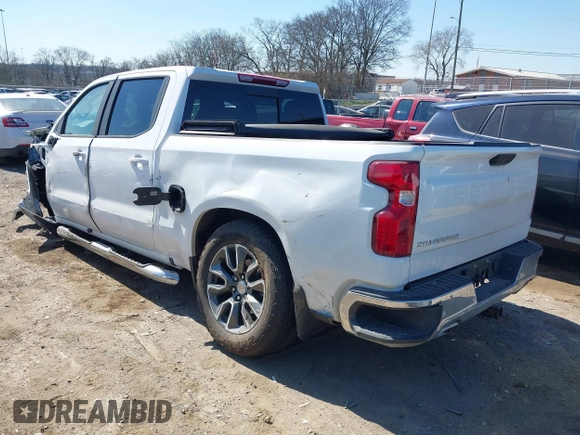 2025 Chevrolet Silverado 1500 LT with VIN 2GCUKDED7S1126992, listed as a IAAI auction lot 41696975 with 5,459 mi miles and . Bid and sale history available at DreamBid. Image 3.