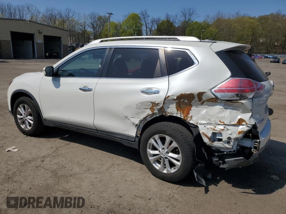 2016 Nissan Rogue SV with VIN KNMAT2MVXGP699328, listed as a Copart auction lot 54396265 with 103,302 mi miles and Salvage Title. Bid and sale history available at carsss.com. Image 2.