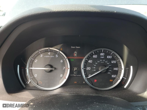 2015 Acura MDX Tech Pkg with VIN 5FRYD3H45FB003243, listed as a Copart auction lot 42966645 with 117,961 mi miles and Salvage Title. Bid and sale history available at carsss.com. Image 9.