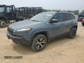 2014 Jeep Cherokee Trailhawk z VIN 1C4PJMBS8EW159287, wystawiony jako Copart lot #56027695 z przebiegiem 194 556 mil mil oraz Szkoda całkowita • Salvage title. Historia ofert i sprzedaży dostępna na DreamBid. Obrazek 1.