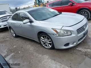 2009 Nissan Maxima 3.5 SV w/Sport Pkg with VIN 1N4AA51E39C828666, listed as a IAAI auction lot 41660090 with 1 mi miles. Bid and sale history available at carsss.com. Image 1.