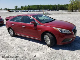 2016 Hyundai Sonata Hybrid SE with VIN KMHE24L14GA016987, listed as a Copart auction lot 52593115 with 143,071 mi miles and Salvage Title. Bid and sale history available at carsss.com. Image 4.