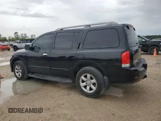 2011 Nissan Armada SV with VIN 5N1BA0ND6BN606602, listed as a Copart auction lot 50801765 with 198,994 mi miles and Salvage Title. Bid and sale history available at DreamBid. Image 2.
