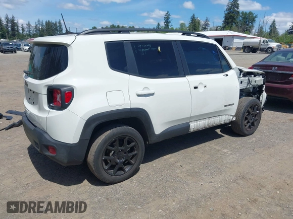 2019 Jeep Renegade Altitude with VIN ZACNJBBB4KPK54687, listed as a IAAI auction lot 42302929 with 70,122 mi miles and . Bid and sale history available at DreamBid. Image 4.