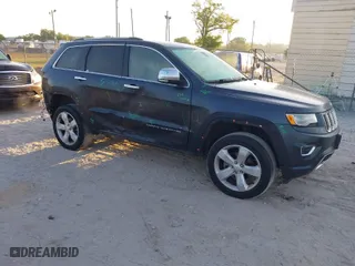 2014 Jeep Grand Cherokee Overland with VIN 1C4RJFCG0EC206358, listed as a IAAI auction lot 41893508 with 120,327 mi miles. Bid and sale history available at carsss.com. Image 1.