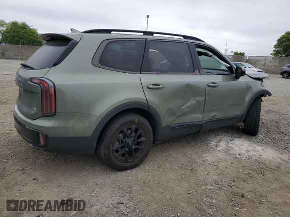 2024 Kia Telluride SX Prestige X-Pro with VIN 5XYP5DGC0RG460032, listed as a Copart auction lot 58527925 with 32,423 mi miles and Salvage title. Bid and sale history available at DreamBid. Image 3.