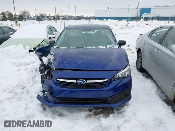 2023 Subaru Impreza with VIN 4S3GKAB69P3602517, listed as a IAAI auction lot 41478940 with 33,315 mi miles and . Bid and sale history available at DreamBid. Image 12.