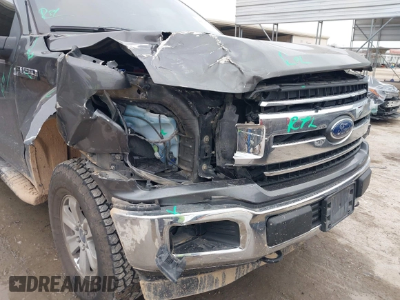 2018 Ford F-150 XL with VIN 1FTEW1E51JKE01917, listed as a IAAI auction lot 41513535 with 112,487 mi miles. Bid and sale history available at carsss.com. Image 6.