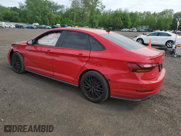 2019 Volkswagen Jetta GLI S z VIN 3VW5T7BU5KM148082, wystawiony jako Copart lot #56562505 z przebiegiem 100 026 mil mil oraz Szkody całkowita. Historia ofert i sprzedaży dostępna na DreamBid. Obrazek 2.