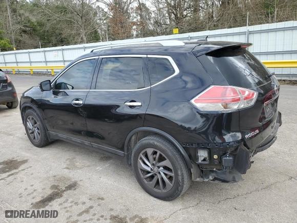 2016 Nissan Rogue SV with VIN 5N1AT2MT9GC879823, listed as a Copart auction lot 43831005 with 177,601 mi miles and Salvage Title. Bid and sale history available at carsss.com. Image 2.