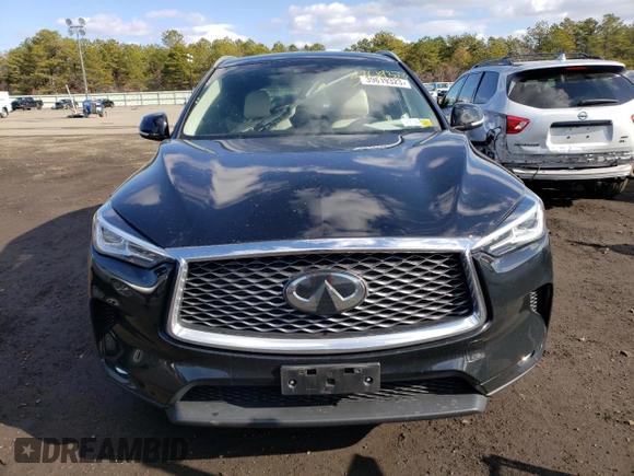 2020 Infiniti QX50 LUXE with VIN 3PCAJ5M38LF116166, listed as a Copart auction lot 39619323 with 18,738 mi miles. Bid and sale history available at carsss.com. Image 5.