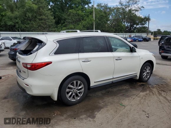 2015 Infiniti QX60 with VIN 5N1AL0MM6FC508775, listed as a Copart auction lot 63416215 with 115,790 mi miles and Salvage title. Bid and sale history available at DreamBid. Image 3.