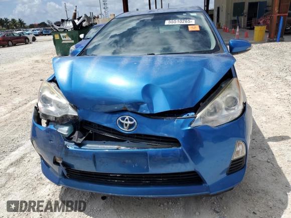 2014 Toyota Prius One with VIN JTDKDTB39E1571042, listed as a Copart auction lot 55510265 with 123,619 mi miles and Salvage Title. Bid and sale history available at DreamBid. Image 5.