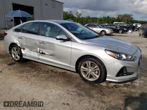 2018 Hyundai Sonata Sport with VIN 5NPE34AF6JH626924, listed as a Copart auction lot 54482785 with 50,761 mi miles and Salvage Title. Bid and sale history available at carsss.com. Image 4.
