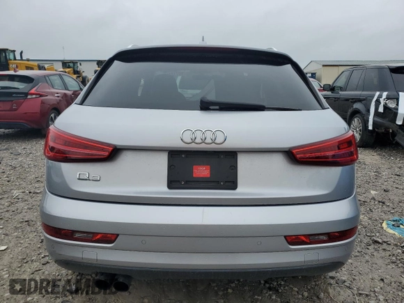 2018 Audi Q3 Premium with VIN WA1BCCFSXJR003408, listed as a Copart auction lot 60112115 with 128,146 mi miles and Salvage title. Bid and sale history available at DreamBid. Image 6.