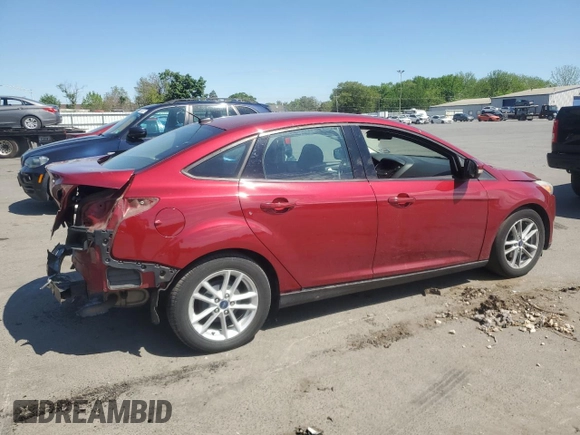2017 Ford Focus SE with VIN 1FADP3F23HL274056, listed as a Copart auction lot 55743865 with 52,790 mi miles and Salvage title. Bid and sale history available at DreamBid. Image 3.