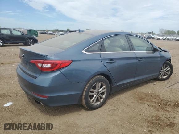 2016 Hyundai Sonata SE with VIN 5NPE24AF2GH407115, listed as a Copart auction lot 56308135 with 126,518 mi miles and Salvage title. Bid and sale history available at DreamBid. Image 3.