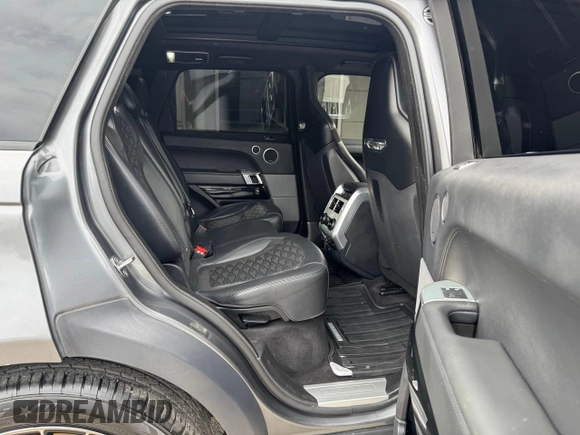 2018 Land Rover Range Rover Sport SVR with VIN SALWZ2SE3JA181653, listed as a Copart auction lot 50033545 with 84,325 mi miles and Clean Title. Bid and sale history available at carsss.com. Image 6.