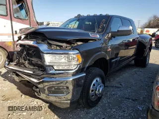 2019 Ram 3500 Longhorn with VIN 3C63RRNL5KG660793, listed as a Copart auction lot 41448534 with 61,347 mi miles and Salvage Title. Bid and sale history available at carsss.com. Image 1.