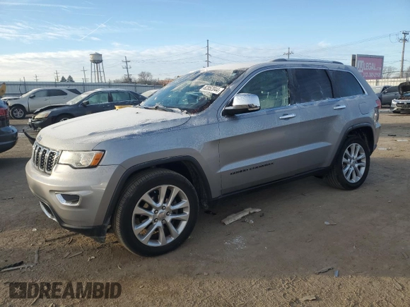 2017 Jeep Grand Cherokee Limited with VIN 1C4RJFBG8HC914248, listed as a Copart auction lot 82852044 with 83,143 mi miles and Salvage Title. Bid and sale history available at carsss.com. Image 1.
