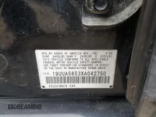 1999 Acura TL with VIN 19UUA5653XA042750, listed as a Copart auction lot 83714204 with 155,617 mi miles and Salvage Title. Bid and sale history available at carsss.com. Image 12.