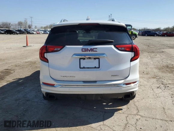 2020 GMC Terrain Denali with VIN 3GKALXEX1LL327349, listed as a Copart auction lot 51839235 with 67,088 mi miles and Salvage title. Bid and sale history available at DreamBid. Image 6.