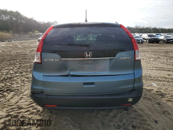 2014 Honda CR-V EX-L with VIN 2HKRM4H7XEH686529, listed as a Copart auction lot 51066765 with 92,065 mi miles and Salvage Title. Bid and sale history available at carsss.com. Image 6.