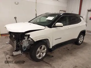 2019 Jeep Compass Latitude with VIN 3C4NJDBB0KT834607, listed as a IAAI auction lot 41932794 with 74,694 mi miles. Bid and sale history available at carsss.com. Image 22.