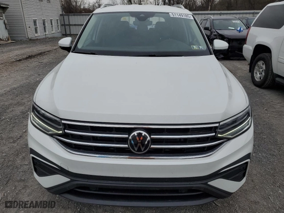 2023 Volkswagen Tiguan SE with VIN 3VV3B7AX2PM115140, listed as a Copart auction lot 51149185 with 12,308 mi miles and Salvage Title. Bid and sale history available at carsss.com. Image 5.