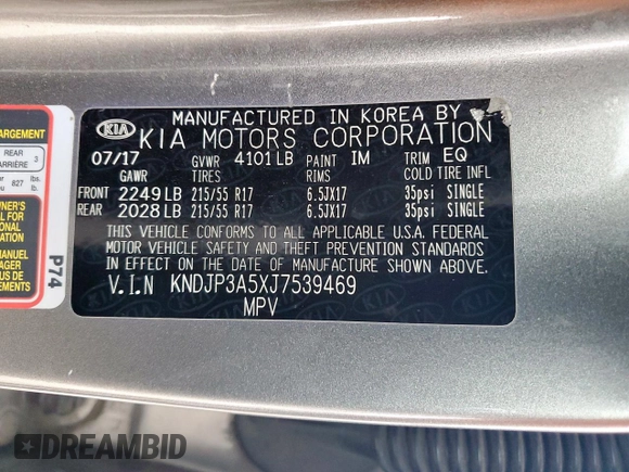 2018 Kia Soul + with VIN KNDJP3A5XJ7539469, listed as a Copart auction lot 51260855 with 182,772 mi miles and Clean Title. Bid and sale history available at carsss.com. Image 13.