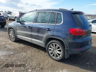 2016 Volkswagen Tiguan S with VIN WVGBV7AX5GW526285, listed as a IAAI auction lot 41445284 with 130,954 mi miles and . Bid and sale history available at DreamBid. Image 3.