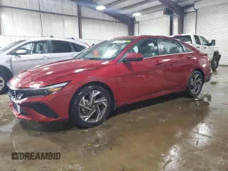 2024 Hyundai Elantra SEL z VIN KMHLS4DG1RU762602, wystawiony jako Copart lot #59139545 z przebiegiem 6 382 mil mil oraz Szkoda całkowita • Salvage title. Historia ofert i sprzedaży dostępna na DreamBid. Obrazek 1.
