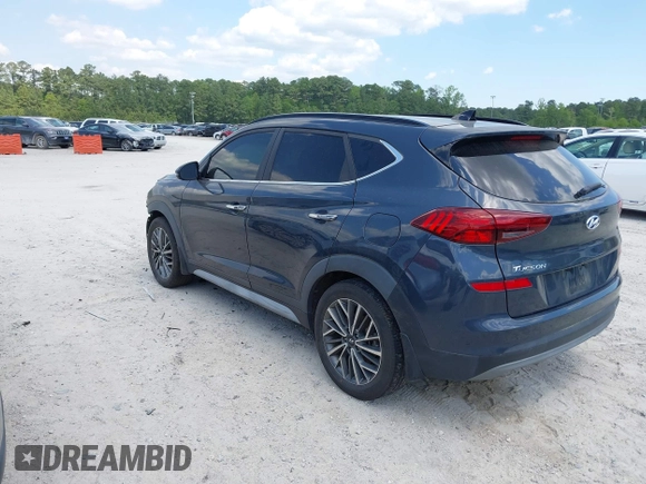 2019 Hyundai Tucson Sport z VIN KM8J33AL2KU909919, wystawiony jako IAAI lot #42055525 z przebiegiem 109 985 mil mil oraz . Historia ofert i sprzedaży dostępna na DreamBid. Obrazek 3.