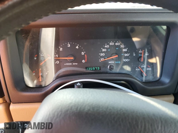 2001 Jeep Wrangler Sahara with VIN 1J4FA59S31P324555, listed as a Copart auction lot 80100734 with 136,973 mi miles and Clean Title. Bid and sale history available at carsss.com. Image 9.