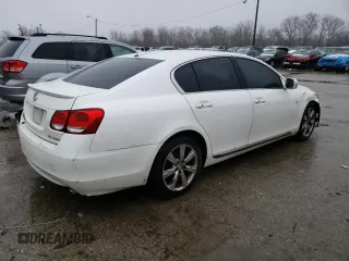 2008 Lexus GS 350 with VIN JTHBE96S180037253, listed as a Copart auction lot 43745785 with 190,959 mi miles and Clean Title. Bid and sale history available at carsss.com. Image 3.