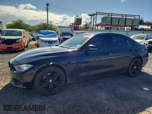 2015 BMW 3 Series 328i with VIN WBA3A5C57FP605063, listed as a Copart auction lot 54818934 with 148,500 mi miles and Clean Title. Bid and sale history available at carsss.com. Image 1.