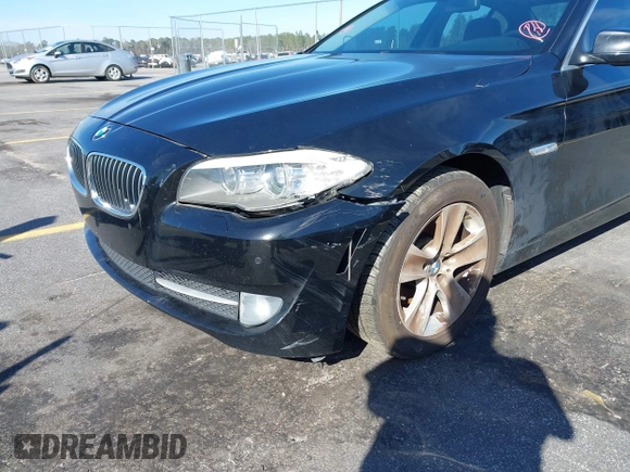 2012 BMW 5 Series 528i with VIN WBAXG5C53CDW66455, listed as a IAAI auction lot 41749708 with 178,595 mi miles. Bid and sale history available at carsss.com. Image 6.