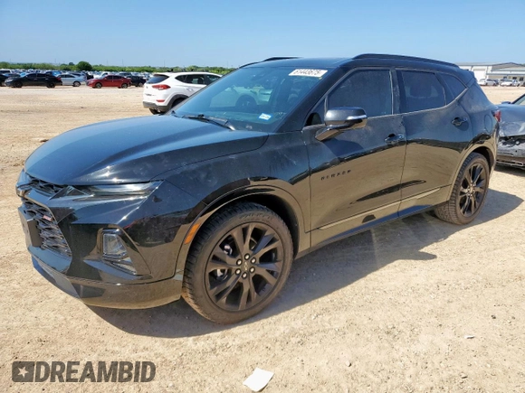 2020 Chevrolet Blazer RS with VIN 3GNKBERS8LS728528, listed as a Copart auction lot 61443675 with 71,173 mi miles and Salvage title. Bid and sale history available at DreamBid. Image 1.