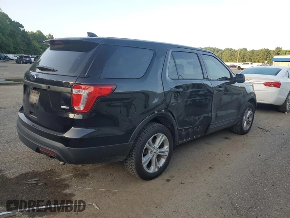 2017 Ford Police Interceptor Utility with VIN 1FM5K8AR3HGD93373, listed as a Copart auction lot 64998215 with 57,314 mi miles and Salvage title. Bid and sale history available at DreamBid. Image 3.