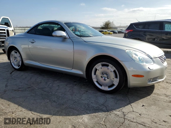 2002 Lexus SC with VIN JTHFN48Y120025049, listed as a Copart auction lot 79965444 with 41,689 mi miles and Non Repairable. Bid and sale history available at carsss.com. Image 4.