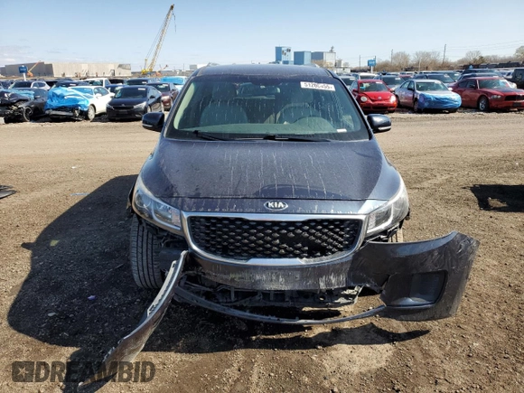 2016 Kia Sedona LX with VIN KNDMB5C16G6085320, listed as a Copart auction lot 51260455 with 142,034 mi miles and Salvage Title. Bid and sale history available at carsss.com. Image 5.