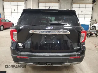 2023 Ford Explorer XLT with VIN 1FMSK8DH6PGB89641, listed as a Copart auction lot 48202405 with 16,758 mi miles and Salvage Title. Bid and sale history available at carsss.com. Image 6.