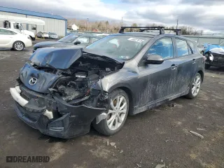 2011 Mazda Mazda3 s Sport with VIN JM1BL1K61B1434612, listed as a Copart auction lot 44027675 with 123,091 mi miles and Salvage Title. Bid and sale history available at carsss.com. Image 1.