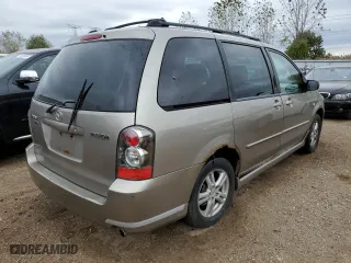 2006 Mazda MPV LX with VIN JM3LW28A560561959, listed as a Copart auction lot 72712144 with 182,727 mi miles and Salvage Title. Bid and sale history available at carsss.com. Image 3.