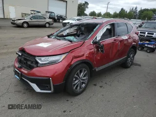 2020 Honda CR-V Touring with VIN 2HKRW2H98LH662632, listed as a Copart auction lot 60706945 with 20,675 mi miles and Salvage title. Bid and sale history available at DreamBid. Image 1.