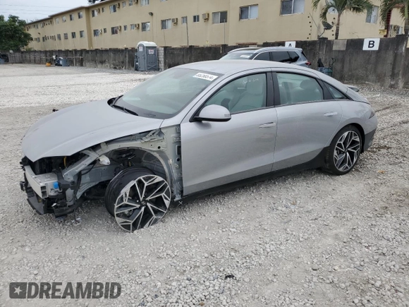 2024 Hyundai Ioniq 6 SEL z VIN KMHM34AA0RA077204, wystawiony jako Copart lot #85258574 z przebiegiem Nie podano mil oraz Nie do naprawy • Non repairable. Historia ofert i sprzedaży dostępna na DreamBid. Obrazek 1.